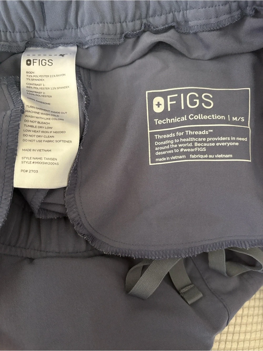 Figs Men’s Technical Set- Limited Addition Color Pacific Blue